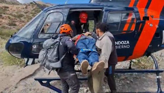 Rescataron a un hombre tras un accidente en caballo en Potrerillos