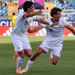 Benja Cremaschi anotó dos en la goleada de Estados Unidos a Italia