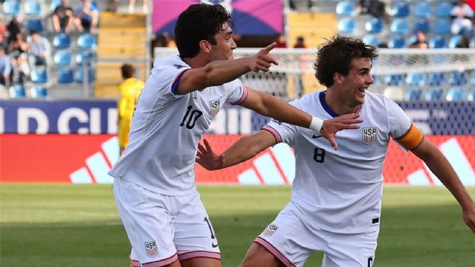 Benja Cremaschi anotó dos en la goleada de Estados Unidos a Italia