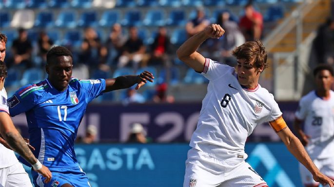 Benja Cremaschi anotó dos en la goleada de Estados Unidos a Italia