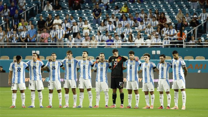 La Selección argentina, sin Messi, derrotó Venezuela
