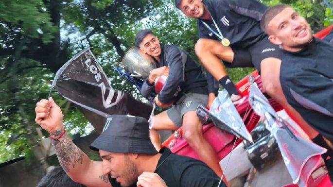 Así recibieron al campeón Gimnasia