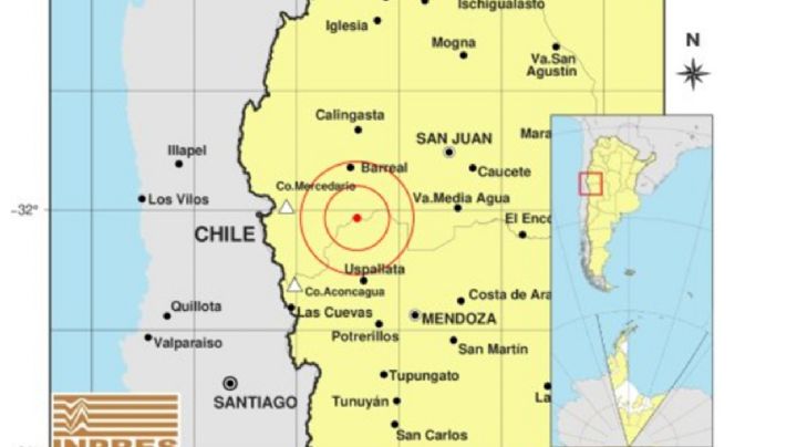 Tembló en San Juan y se sintió en Mendoza