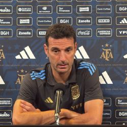 Para Scaloni, el amistoso ante Puerto Rico sirvió "para probar jugadores”