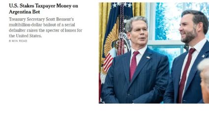 The New York Times sobre el préstamo al país: “El rescate de un moroso serial"