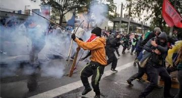 Cuatro heridos con flechas cerca de la embajada de Estados Unidos en Bogotá