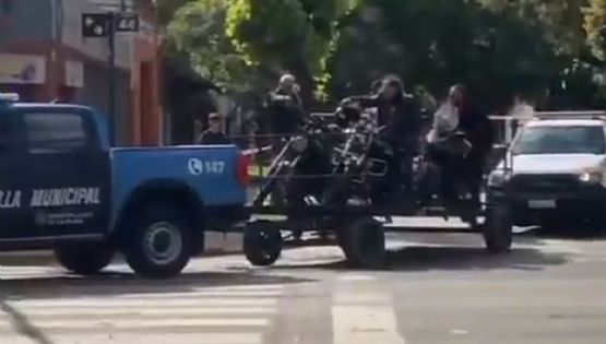 Guerra de motociclistas en La Plata: 13 demorados, 3 heridos y armas incautadas