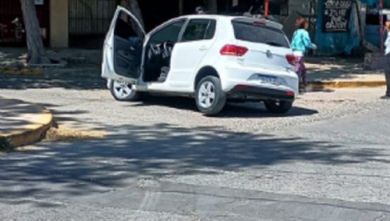 La trampa vial que se "comieron" los autos en Las Heras