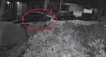 Video: así roban cubiertas a dos cuadras de una comisaría en Godoy Cruz