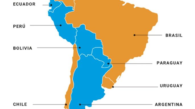 Así quedó el mapa político de América del Sur