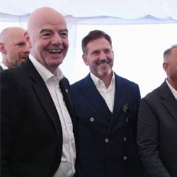 Estamos todos: Gianni Infantino mostró su apoyo al Chiqui Tapia