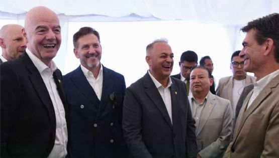 Estamos todos: Gianni Infantino mostró su apoyo al Chiqui Tapia