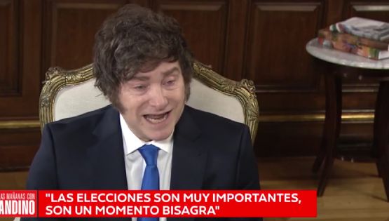 Javier Milei: “La elección es mucho más importante de lo que creemos”