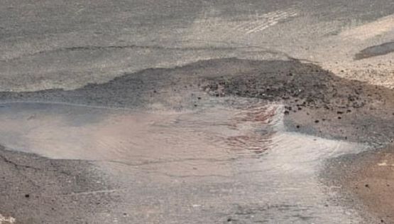 La pérdida de cada día: una fuga de agua en Maipú lleva dos semanas sin solución