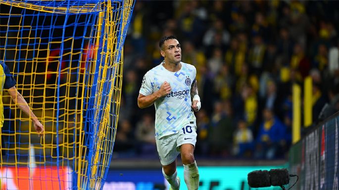 Lautaro Martínez, cerca de pasar a Crespo en la Champions League