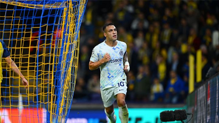 Lautaro Martínez, cerca de pasar a Crespo en la Champions League
