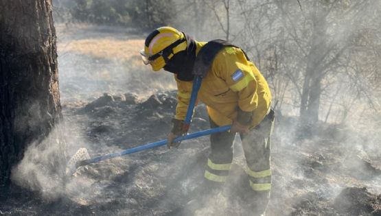 Cuarto día de incendio en Traslasierra: se espera un jueves complicado por vientos y calor