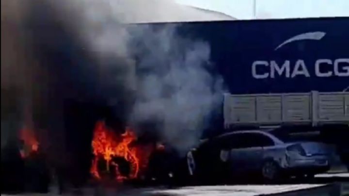 Dos camiones chocaron y aplastaron a un auto en Campana: hay 5 muertos