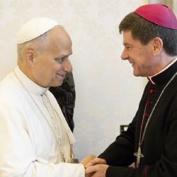 El Papa recibió al obispo de Kiev y ambos rogaron por la paz en Ucrania