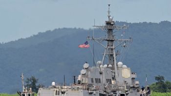 El buque de guerra de Estados Unidos llegó a Trinidad y Tobago, frente a Venezuela