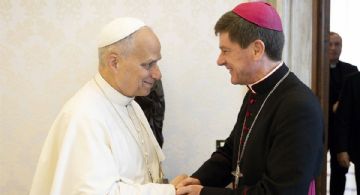 El Papa recibió al obispo de Kiev y ambos rogaron por la paz en Ucrania