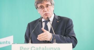 El líder independentista catalán Puigdemont anuncia que retira su apoyo a Pedro Sánchez