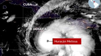 El huracán Melissa toca tierra en Jamaica