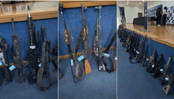 Hallaron un fusil FAL de las Fuerzas Armadas argentinas en el arsenal del Comando Vermelho