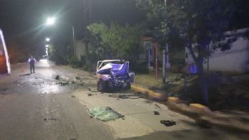 Un hombre murió y otro está grave tras un fuerte choque en Guaymallén