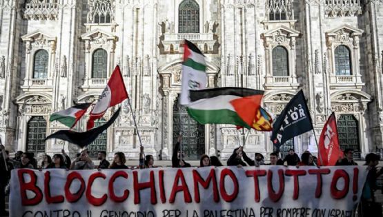 Huelga general en Italia en medio de la polémica por la flotilla que iba a Gaza