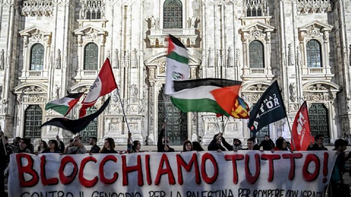 Huelga general en Italia en medio de la polémica por la flotilla que iba a Gaza