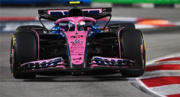 Colapinto tuvo una buena largada pero terminó decimosexto en Singapur