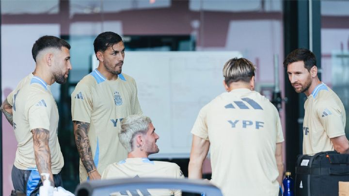 Con Messi y De Paul, la Selección argentina inició su concentración