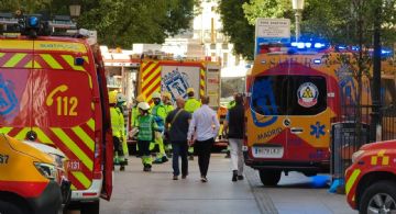 Se desmoronó un edificio en Madrid y hay al menos tres heridos y cuatro desaparecidos