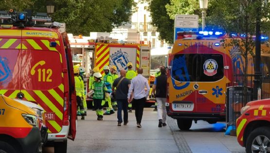 Se desmoronó un edificio en Madrid y hay al menos tres heridos y cuatro desaparecidos
