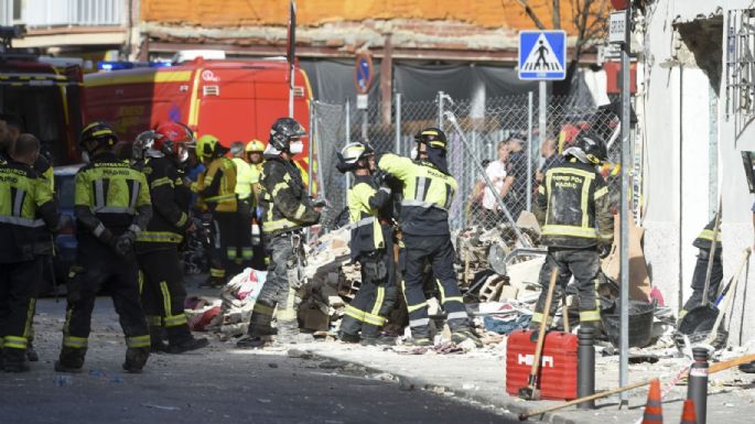 Se desmoronó un edificio en Madrid y hay al menos tres heridos y cuatro desaparecidos