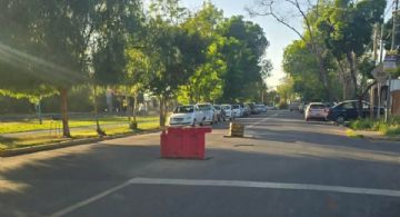 Carrera de obstáculos: el peligro vial latente desde hace más de medio año