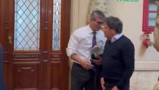 Facundo Manes denunció amenazas por parte de Menem, pero un video lo desmiente 