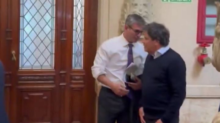 Facundo Manes denunció amenazas por parte de Menem, pero un video lo desmiente 