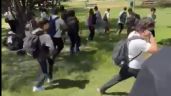 Foto ilustrativa de la nota titulada: Batalla campal en el Parque Cívico: tres alumnos resultaron heridos