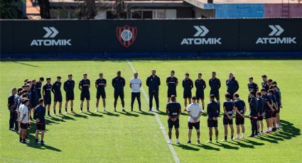 El plantel de San Lorenzo fue a La Bombonera a despedir a Russo