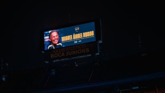 Despiden a Miguel Ángel Russo en La Bombonera