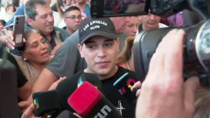 El cambio físico de Thiago Medina tras su larga internación