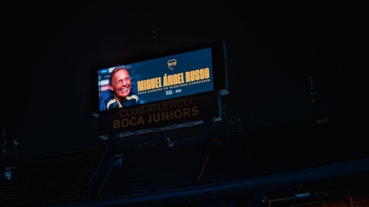 Despiden a Miguel Ángel Russo en La Bombonera