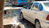 Foto ilustrativa de la nota titulada: Reparaciones fallidas: la pérdida de agua que vuelve a aparecer y preocupa a los vecinos de Ciudad