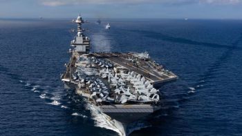 El portaaviones más grande del mundo llegó al Caribe