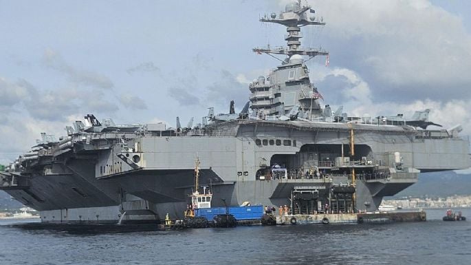 El portaaviones más grande del mundo llegó al Caribe
