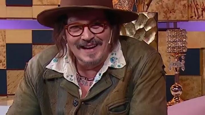 Johnny Deep, en el living de Vero Lozano: “Soy con contrabandista de empanadas”