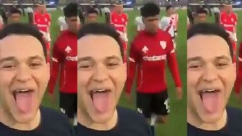 El hincha de Boca agredido por Salas recibió una sanción de 2 años