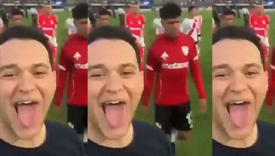 El hincha de Boca agredido por Salas recibió una sanción de 2 años